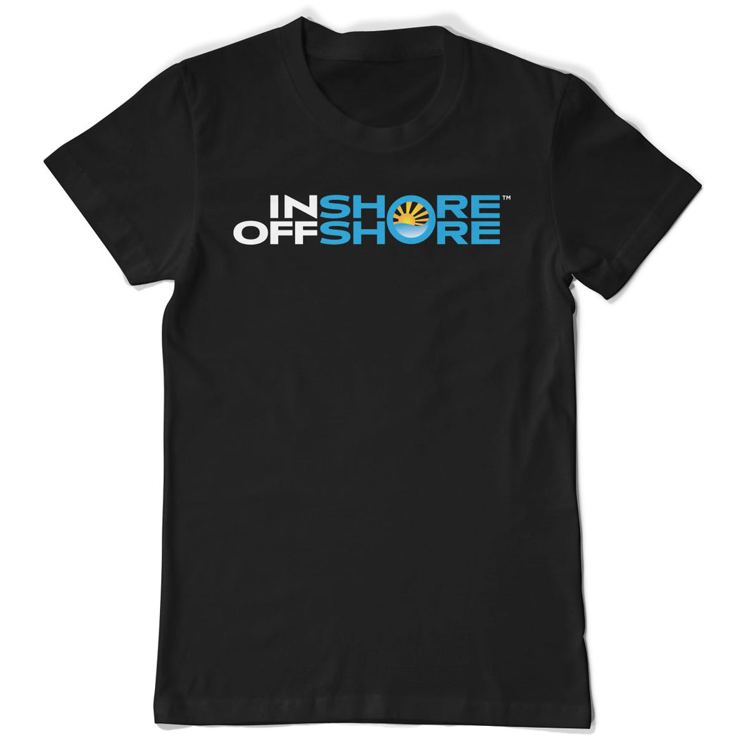 Inshore Offshore Logo Short Sleeve Tshirt - Black