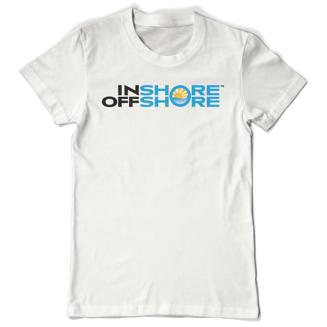 Inshore Offshore Logo Short Sleeve Tshirt - White